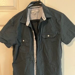 Mens button up short sleeve